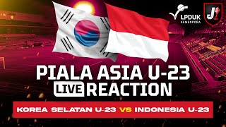 🔴KOREA SELATAN U23 VS INDONESIA U23  AFC U23 ASIAN CUP  LIVE REACTION [upl. by Rekcut834]