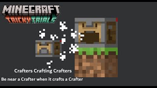 Minecraft  Crafters Crafting Crafters [upl. by Glynda]