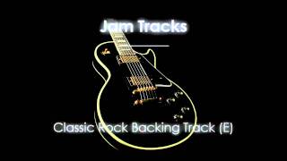 Rock Guitar Backing Track E [upl. by Akenor]