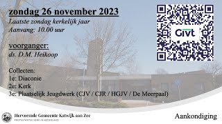 26112023 1000u ds DM Heikoop [upl. by Daiz]