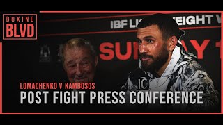 quotEverything he brought I was prepared forquot Vasiliy Lomachenko post fight press conference [upl. by Itsim]