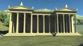 Flying Through Samothrace A 3D Visualization Tour of the Sanctuary of the Great Gods [upl. by Herates]