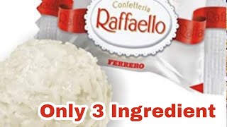 Raffaello coconut balls Recipe3 Ingredients Blue Sky [upl. by Rudolfo]