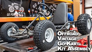 Off Road Vintage Go Kart Kit Build Project [upl. by Tonia]