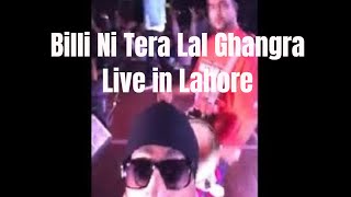 Billo Ni Tera Lal Ghagra Acoustic version live on stage in Lahore [upl. by Leinod]