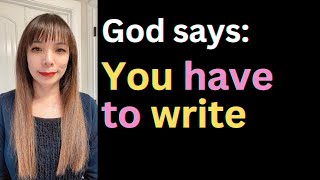 God says You have to write Confirmed by Lord propheticword god faith [upl. by Bailie859]