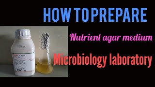 How to prepare Nutrient agar medium Nutrient agar medium ksey bnaye  Bsc Microbiology [upl. by Maryann430]