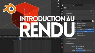 Blender  Introduction au Rendu [upl. by Kerri553]