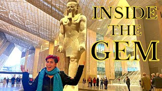 INSIDE the GRAND EGYPTIAN MUSEUM  Egypt Vlog 79  داخل المتحف المصري الكبير [upl. by Tibbitts]