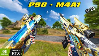 P90  M4A1 24 kill random squad Blood strike max graphic rtx 2060 [upl. by Levitan153]