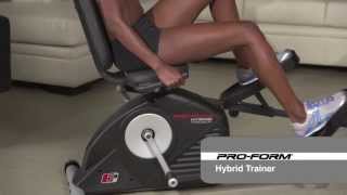 ProForm Hybrid Elliptical  Recumbent Bike Home Gym Trainer  PFEL03812Z [upl. by Inattyrb]