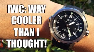 The Coolest IWC Youll Ever See Aquatimer Automatic Dive Watch Review IW329001  Perth WAtch 231 [upl. by Fidelis]