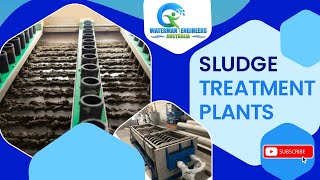 Sludge Treatment Equipments Sludge Dewatering Drying Plants [upl. by Adnilema]