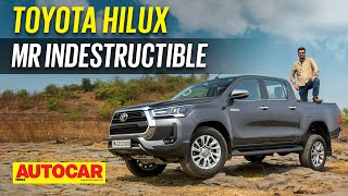 Toyota Hilux review  The legendary Toyota pickup  First Drive  Autocar India [upl. by Oijile]