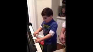 Young Piano Prodigy 6yearold with Autism [upl. by Castle994]