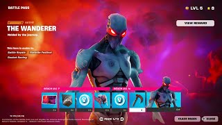 Fortnite Chapter 5 Season 3 Battle Pass Showcase All Tiers [upl. by Christoforo]