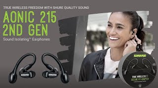 Shure AONIC 215 Gen2 True Wireless Earphones  Quick Look India [upl. by Doubler590]