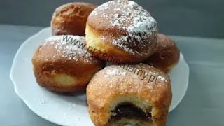 Pyszne pączki Przepis na paczki z kremem [upl. by Herald]