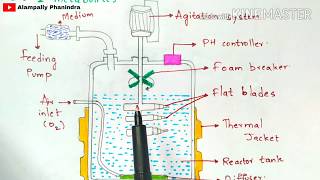 Fermentation process  Working of Fermenter  Nutrient medium for fermentation  Bioreactor [upl. by Letch88]