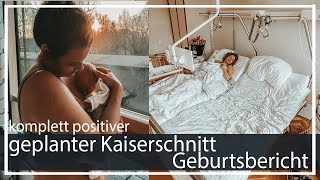 Geburtsbericht  geplanter Kaiserschnitt  Ablauf und Genesung  komplett positiv  KaroLovesMilka [upl. by Carine]