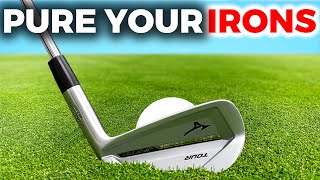 How to Hit your IRONS WITH 2 simple golf drills [upl. by Adama]