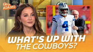 Kay Adams Reacts to Dak Prescott Saying Jerry Jones Remarks on Contract Dont Hold Weight [upl. by Irmine142]