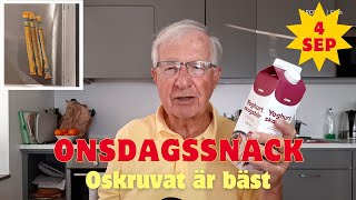 20240904 ONSDAGSSNACK  Oskruvat är bäst [upl. by Nelehyram]