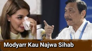 NAJWA SIHAB SOK PAHLAWAN SOK IYES DITAMPOL LANGSUNG SAMA OPUNG LUHUT AGRI LAPOR KERUMAH JOKOWI [upl. by Lohse237]