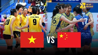 🔴Full HD  Việt Nam vs Trung Quốc  Thanh Thúy gánh team đỉnh cao giúp VN ngược dòng ngoạn mục [upl. by Nnairek838]