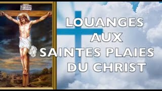 SEMAINE SAINTE  LITANIES DE LOUANGES AUX SAINTES PLAIES DE JÉSUS CHRIST [upl. by Aicittel]