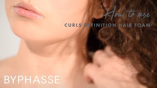 How to use Curls Definition Hair Foam  Tutorials  Byphasse [upl. by Huey555]