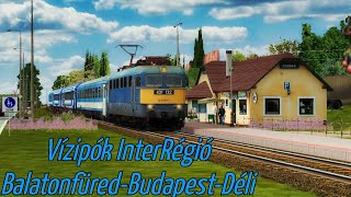 MSTSOR 2021 Nyári menetrend 19715 Vízipók InterRégió Balatonfüred  Budapest Déli 431 132 [upl. by Elihu]