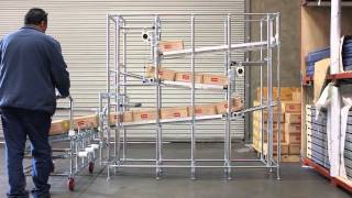 AMS MRS Rack System Karakuri ZigZag Storage Rack [upl. by Harrat]