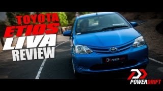 Toyota Etios Liva  Review  PowerDrift [upl. by Araas]