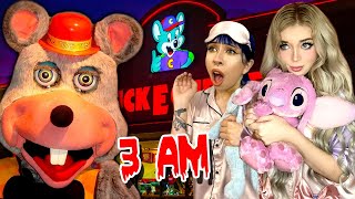 Do NOT Sleep OVERNIGHT at a HAUNTED Chuck e Cheese3 AM CHALLENGE PART 1 [upl. by Harrell]