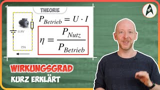 Wirkungsgrad erklärt mit Beispiel  Lerne Elektronik [upl. by Adnolay]