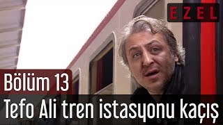 Ezel 13 Bölüm Tefo Ali Tren İstasyonu Kaçış [upl. by Atiuqat]