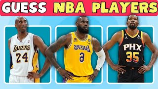 Guess NBA Players in 3 seconds  NBA PLAYERS QUIZ 🏀🔥 [upl. by Simonette]