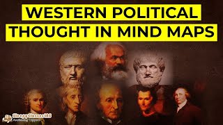 Entire Western Political Thought summary  PSIR  WPT mindmaps [upl. by Ellac957]