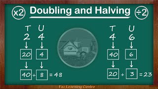 Doubling and Halving  Maths Made Easy  Faz Learning Centre [upl. by Yraeht]