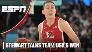 Breanna Stewart credits Jackie Young after Team USA’s win vs Nigeria  ESPN [upl. by Farland591]