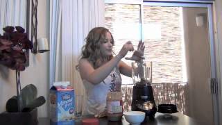 Chocolate Peanut Butter Protein Smoothie [upl. by Mcnelly]