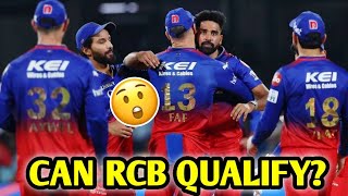 Can RCB QUALIFY for the Playoffs Fully Explained 👀 RCB Top 4 Calculation IPL 2024 Cricket News [upl. by Jahncke]