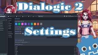 Dialogic 2  Setings  Godot 4 [upl. by Ragen]