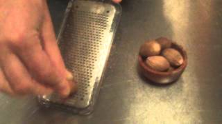 how to grate nutmeg [upl. by Bernt]