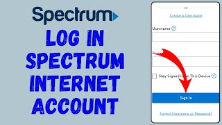 How to Login to Spectrum Internet Account 2024 EASY  Charter Spectrum Internet Sign in [upl. by Jasun]