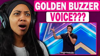 THIS IS UNREAL  BGT GOLDEN BUZZER Audition  Pyramids Beatbox Loopstation  MB14  REACTION [upl. by Dammahom758]