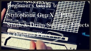 Beginners guide to Stylophone Gen X1 PT2  Mari Dangerfield [upl. by Oileduab]