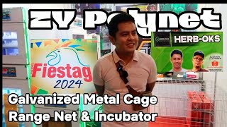 Quality at Solid na Mga Galvanized cage Net and incubator  ZY Polynet Corp Nasa Fiestag 2024 [upl. by Charin]