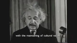 Real Speech by Albert Einstein  Albert Einsteins Voice  Einstein Speaking [upl. by Asseral486]